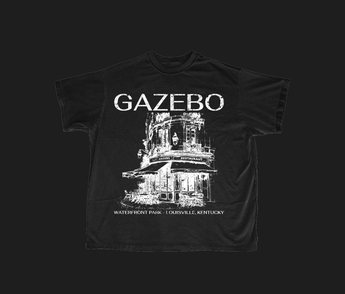 Gazebo 24 Restaurant Black Tee