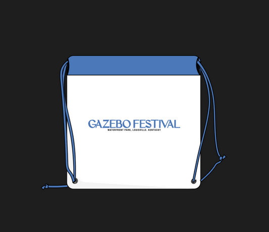 Gazebo Fest 24 Logo Clear Cinch Bag